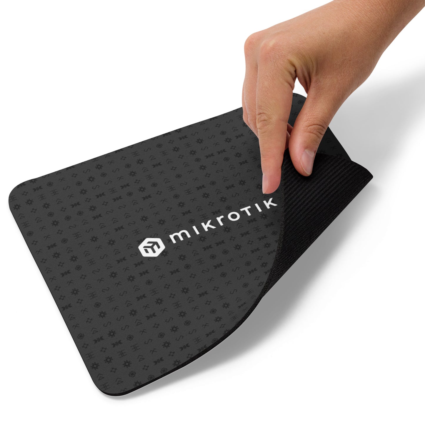 Logo Mouse pad with Latvian pattern