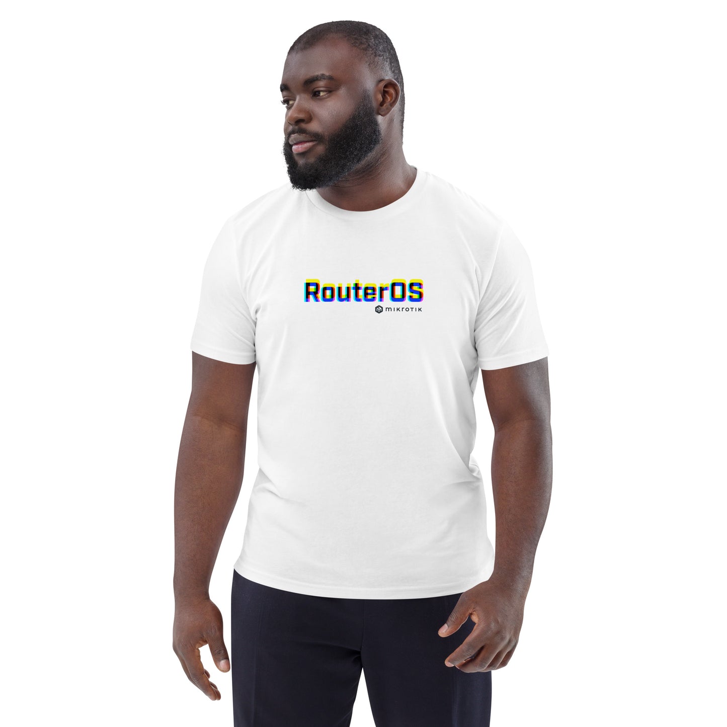 RouterOS on organic cotton t-shirt