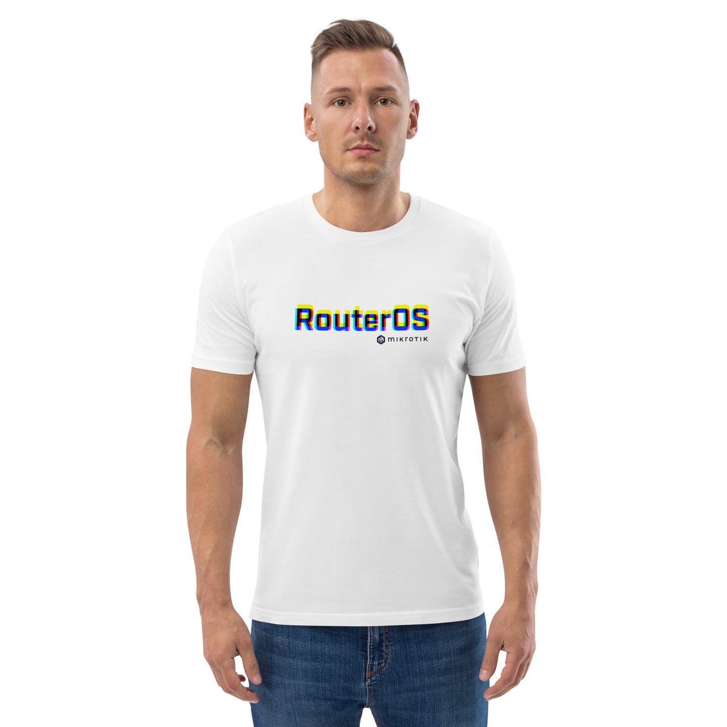 RouterOS on organic cotton t-shirt